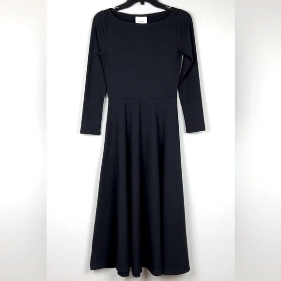 Reformation Wiley Stretch Organic Cotton Blend Fit & Flare Midi Dress Size XS - Picture 9 of 16